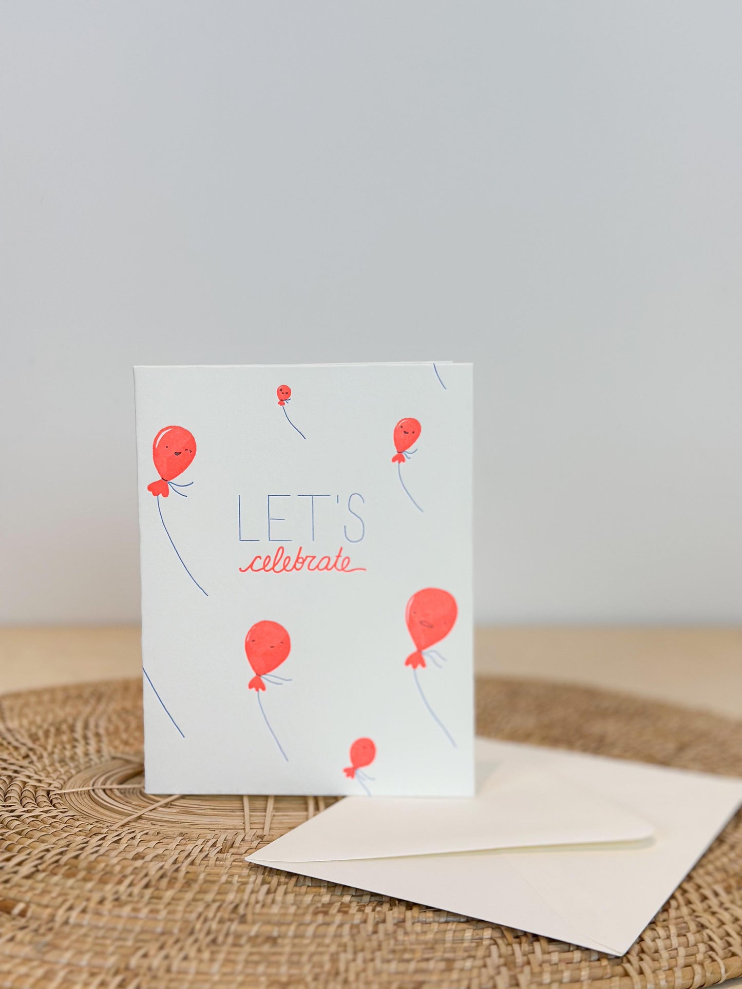 Homework Letterpress Studios - Balloons Let's Celebrate