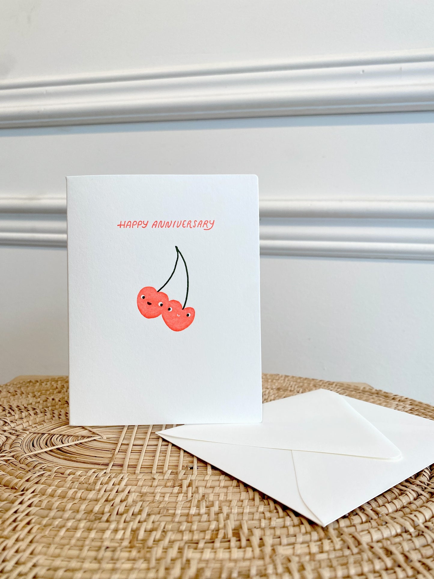 Homework Letterpress Studios - Anniversary Cherries