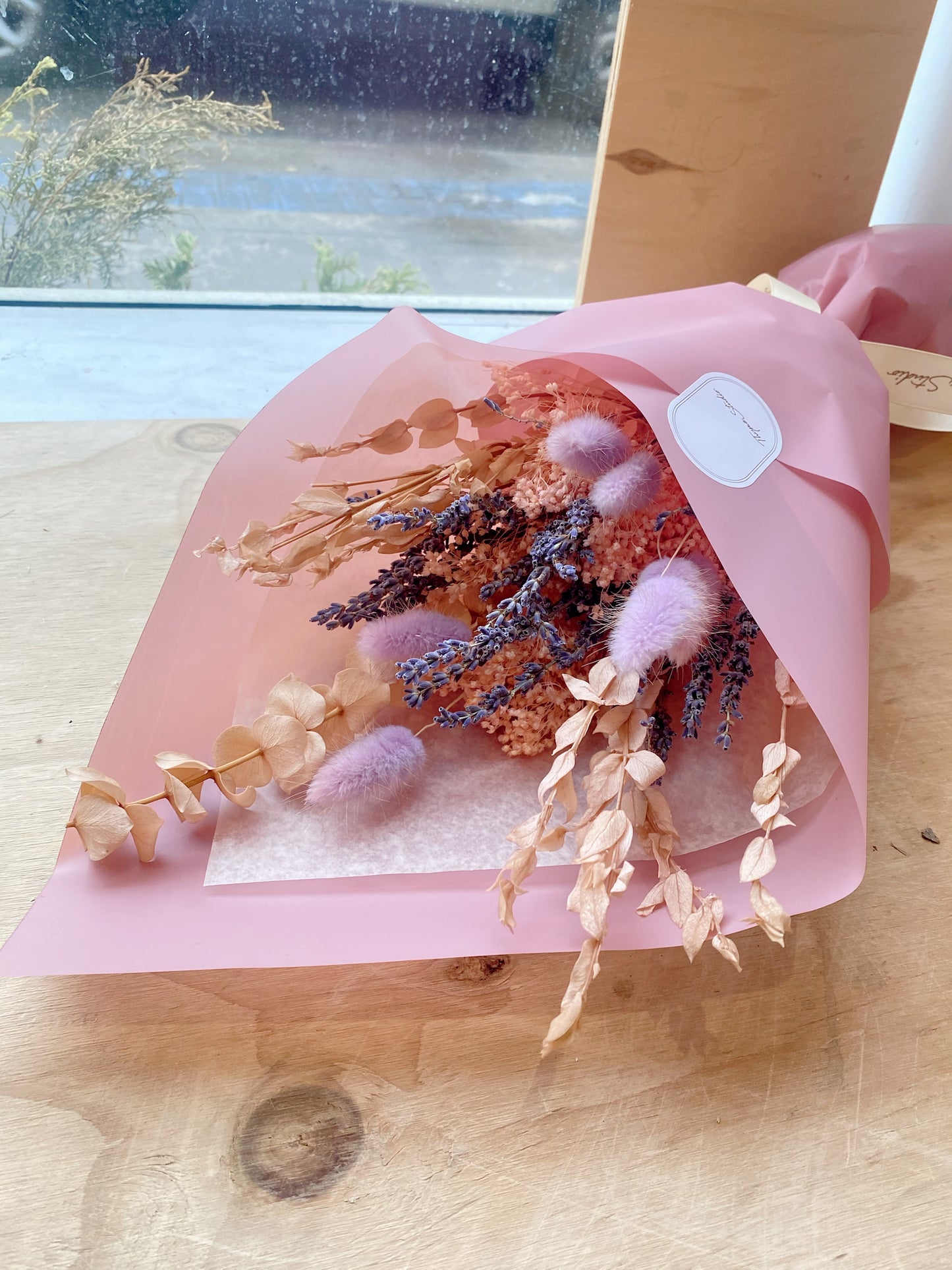 Soft Embrace in Bloom Dried Bouquet