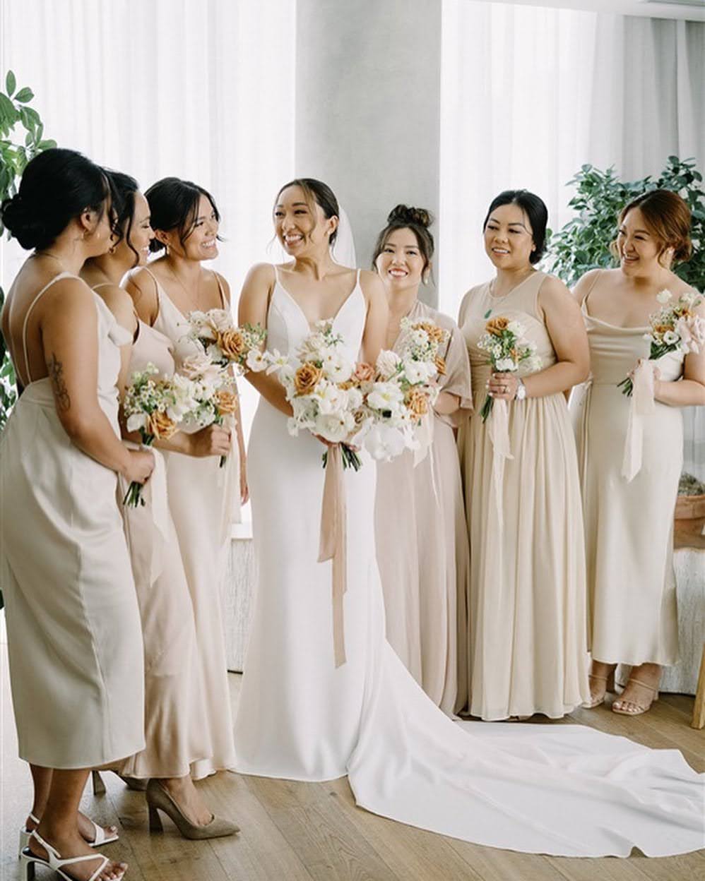 Bride and friends