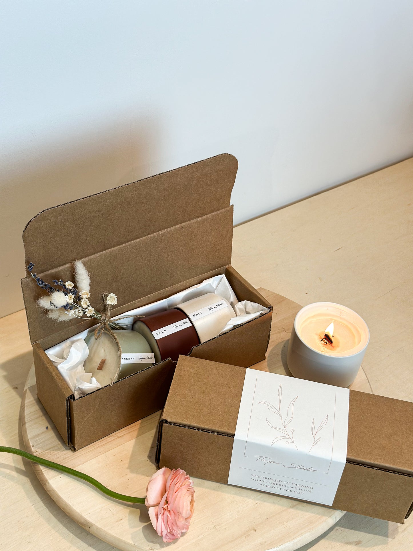 Thyme Studio Trio Candle Set
