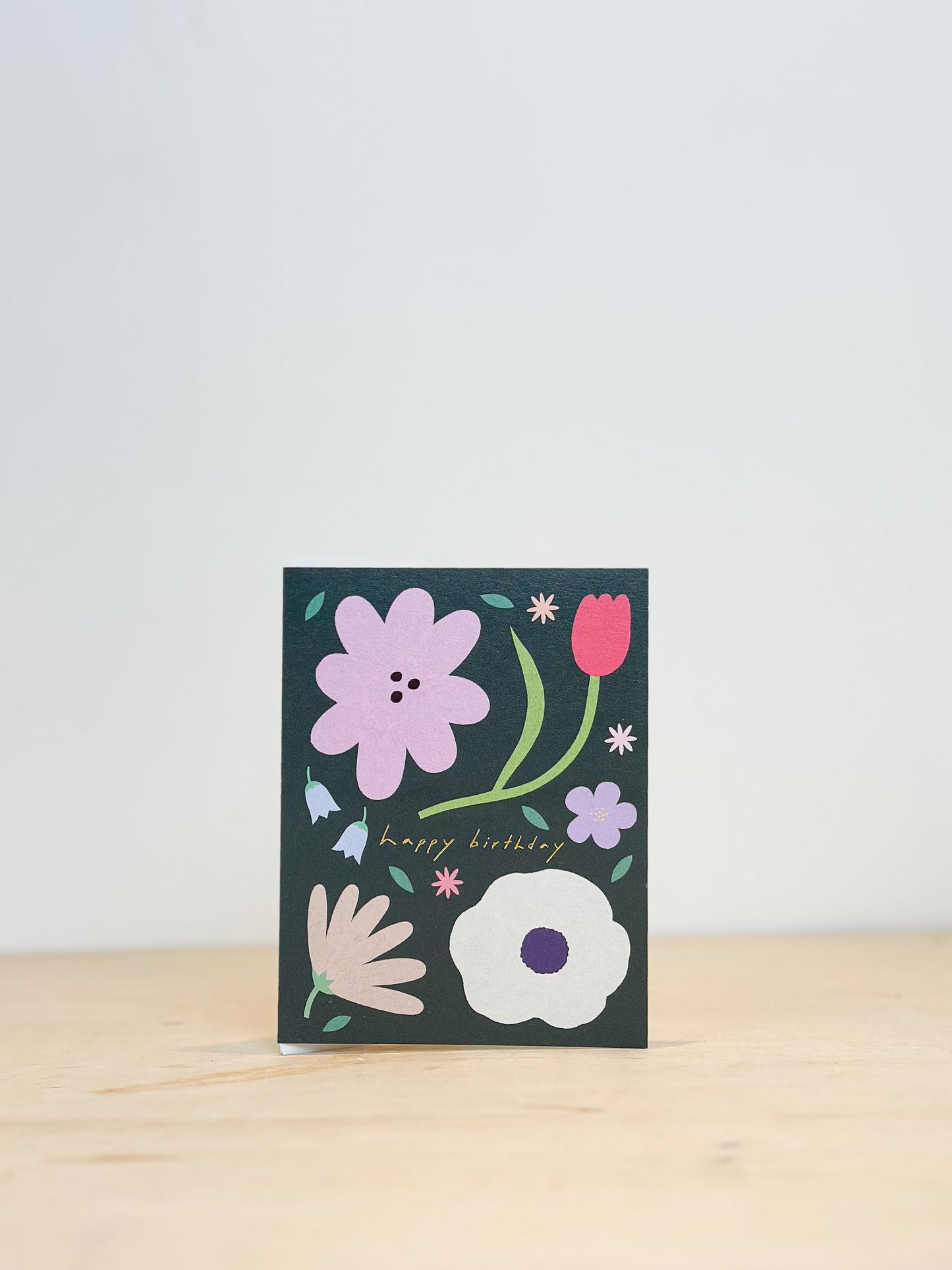 Happy Birthday Large Floral - Halfpenny Postage
