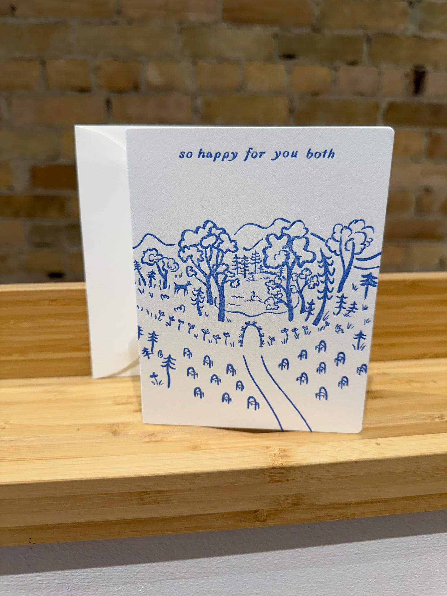Wedding Pond - Homework Letterpress