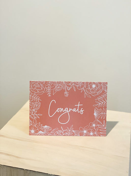 Congrats Card - Ad Letters