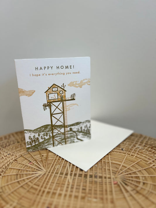 Homework Letterpress Studios - Happy Home | Nature Housewarming