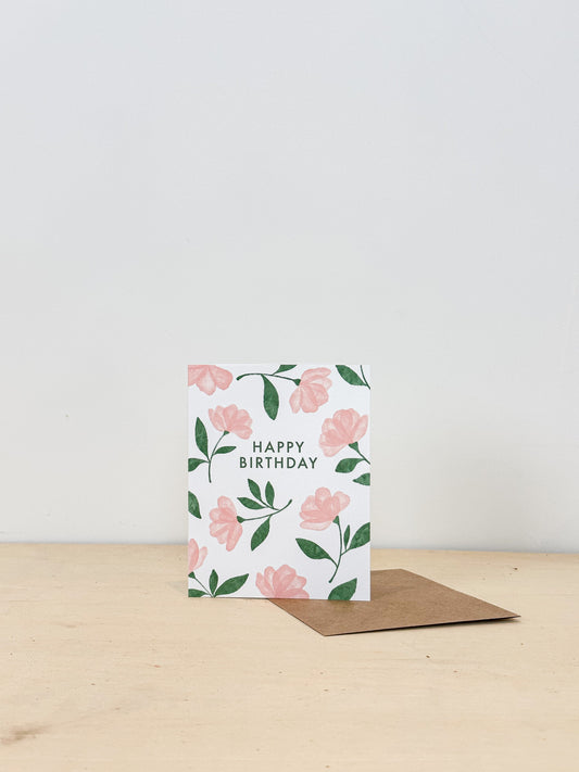 Happy Birthday Florals - Ad Letters