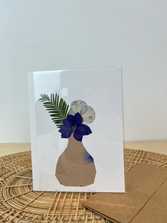 Plantbox - Purple Flower Blank Card