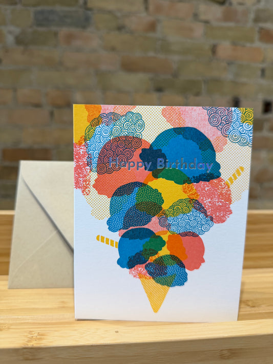 Birthday Ice Cream Cones - Porchlight Press