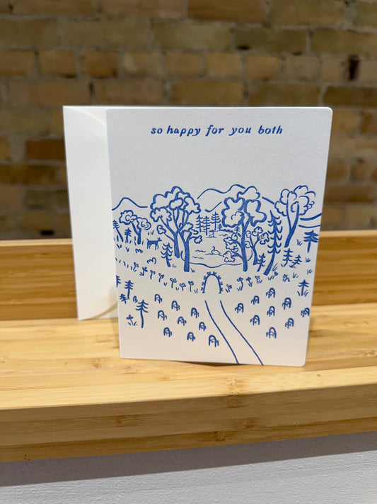 Wedding Pond - Homework Letterpress