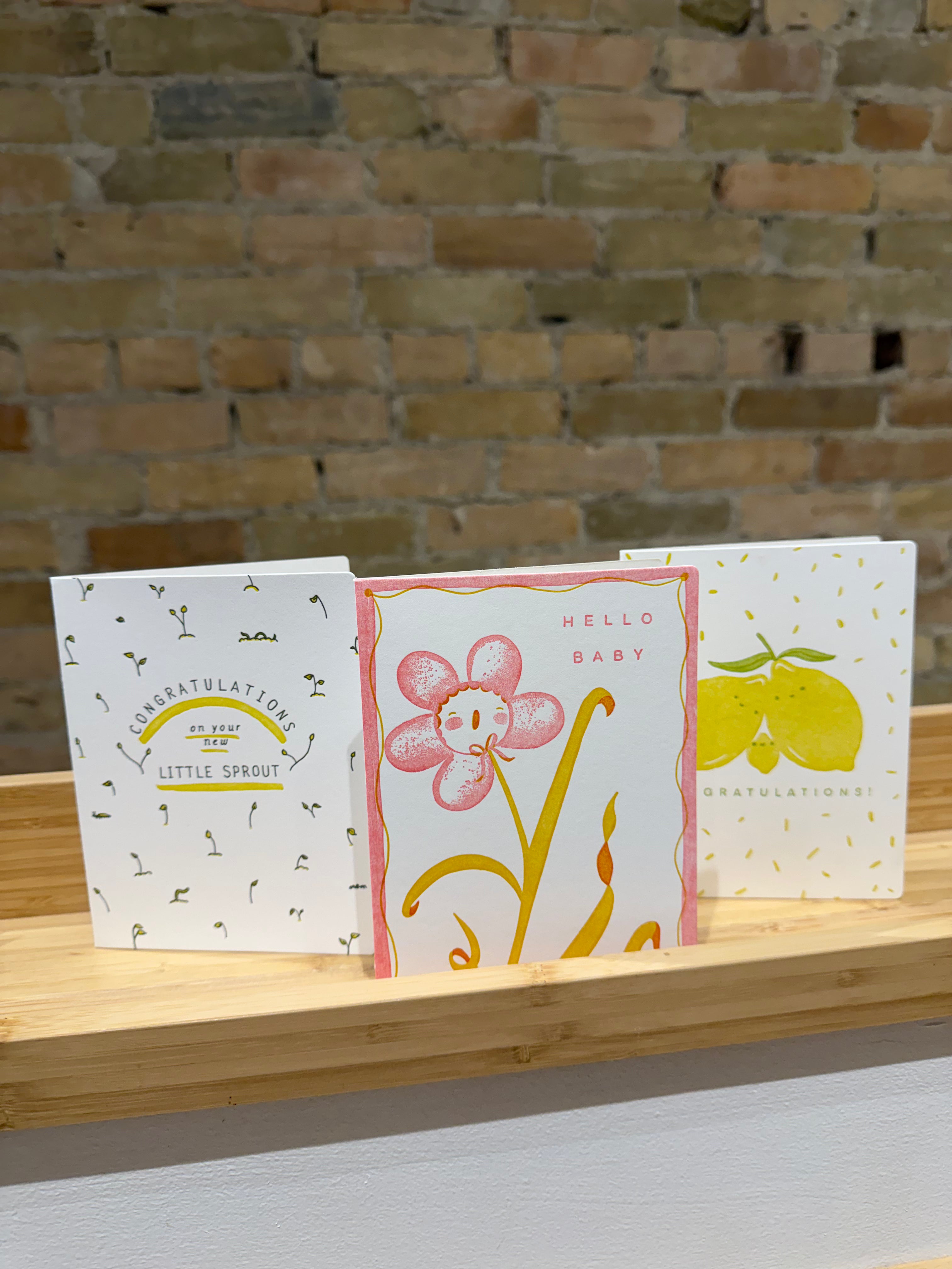 Baby Greeting Cards - Homework Letterpress