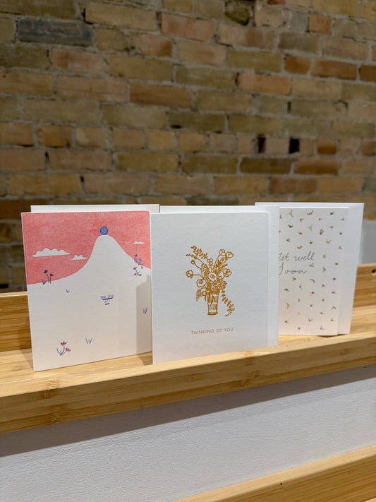 Homework Letterpress - Comfort & Support Greeting Cards